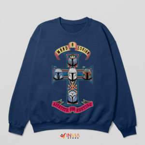 Mandalorian Appetite for Destruction Art Navy Sweatshirt