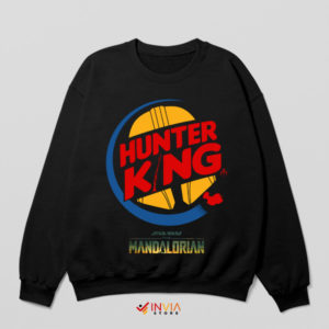 Mandalorian Flavor from '99 Burger King Black Sweatshirt