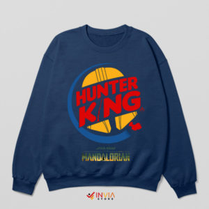 Mandalorian Flavor from '99 Burger King Navy Sweatshirt