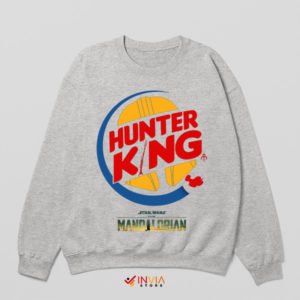 Mandalorian Flavor from '99 Burger King Sport Grey Sweatshirt