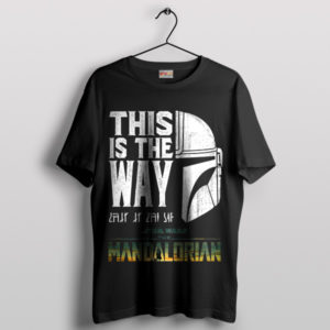 Mandalorian Vision Din Djarin Helmet Art T-Shirt
