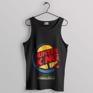 Mando Bounty Hunter Burger King '99 Black Tank Top