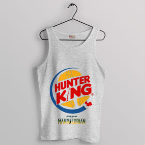 Mando Bounty Hunter Burger King 99 Sport Grey Tank Top