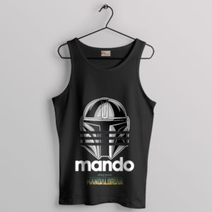 Mando Helmet's Three Stripes Adidas Tank Top