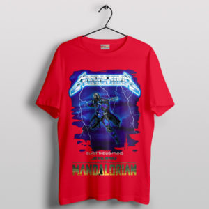 Mando Journey Ride the Lightning Red T-Shirt