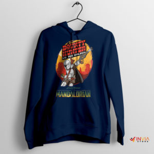 Mando's Galaxy Hunt Scott Pilgrim Style Navy Hoodie