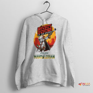 Mando's Galaxy Hunt Scott Pilgrim Style Sport Grey Hoodie