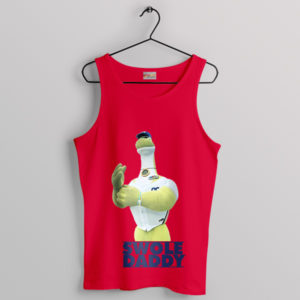 Mascot Art Swole Daddy NC Dinos Red Tank Top