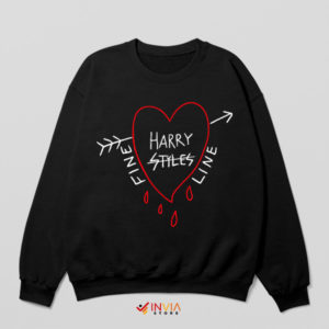 Masterpiece Fine Line Harry Styles Black Sweatshirt