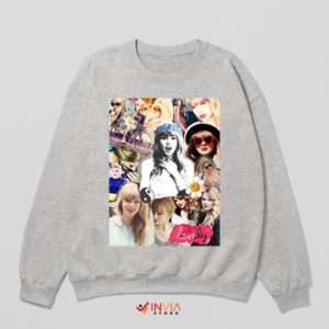 Melodies of Time Eras Tour Swift Collage Sport Grey Sweatshirt
