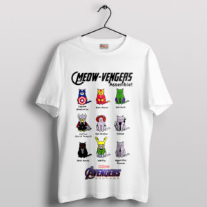 Meowsemble Avengers Superheroes Cats T-Shirt