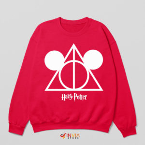 Mickey's Magic Hallows Harry Potter Red Sweatshirt
