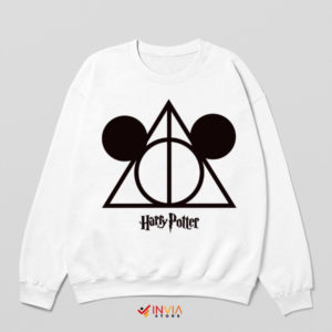 Mickey's Magic Hallows Harry Potter White Sweatshirt