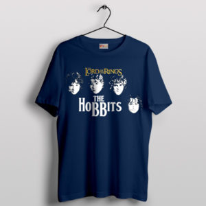 Middle-earth Magic Hobbit Crew Navy T-Shirt