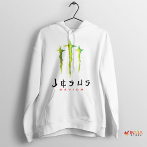 Miracle of Faith Jesus Christ Savior White Hoodie