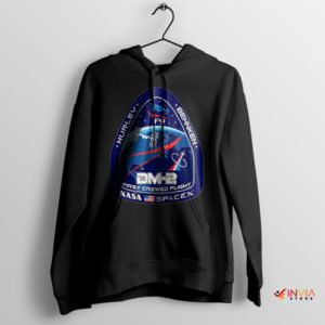 Mission Couture SpaceX Crewed Flight Black Hoodie