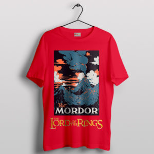 Mordor Journey The Dark Lord's Realm Red T-Shirt