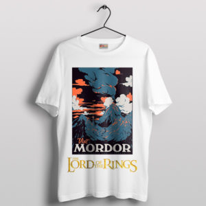 Mordor Journey The Dark Lord's Realm White T-Shirt