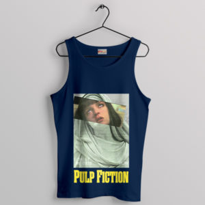 Movie Mia Wallace as Saint Maria Navy Tank Top