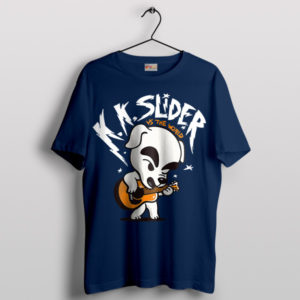 Musical K K Slider vs The World Navy T-Shirt