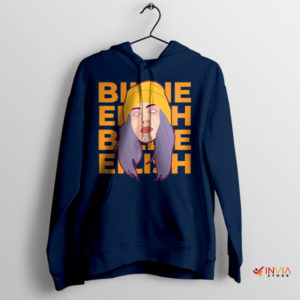 Musical Palette Billie Ocean Eyes Navy Hoodie