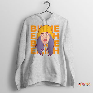 Musical Palette Billie Ocean Eyes Sport Grey Hoodie