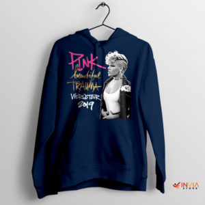 Musical Spectacle Beautiful Trauma Navy Hoodie
