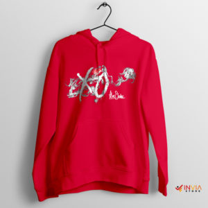 Mystical Overdose XO The Weeknd Red Hoodie