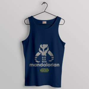 Mythosaur Mirage Mandalorian Adidas Navy Tank Top