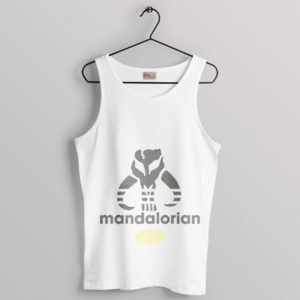 Mythosaur Mirage Mandalorian Adidas White Tank Top