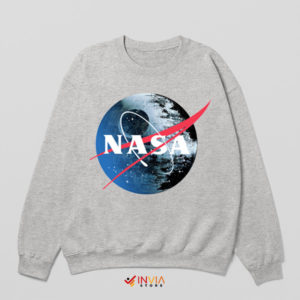NASA's Galactic Guardian Death Star Sport Grey Sweatshirt