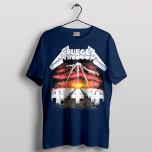 Nightmare Freddy's Master of Puppets Navy T-Shirt