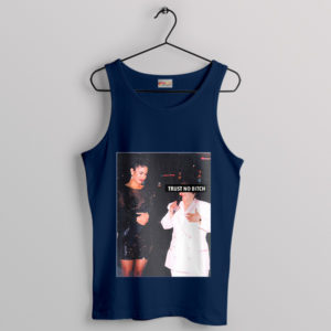 No Bitch Zone Selena Vibes Navy Tank Top