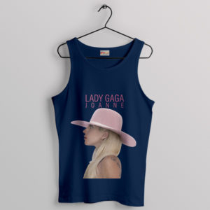 Nostalgic Joanne Journey Lady Gaga Navy Tank Top