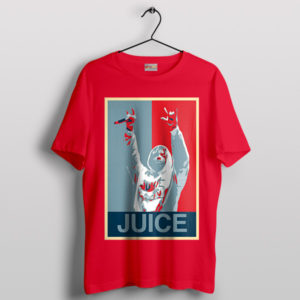 Nostalgic Notes Retro Juice Wrld Red T-Shirt