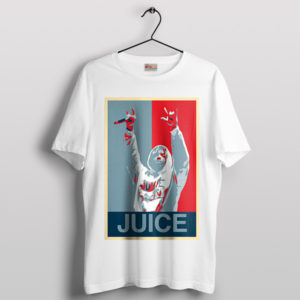Nostalgic Notes Retro Juice Wrld White T-Shirt