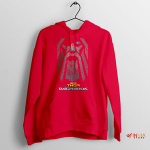 Odin Father of Thor Asgardian Red Hoodie
