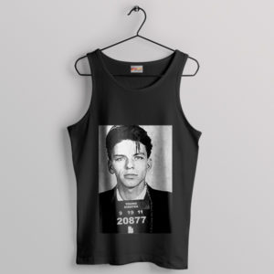 Old Soul Young Sinatra at Heart Black Tank Top