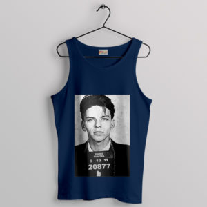 Old Soul Young Sinatra at Heart Navy Tank Top