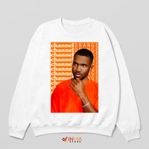 Orange Dreamscape Frank Ocean White Sweatshirt