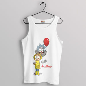 Pennywise Pickle IT Rick And Morty White Tank Top