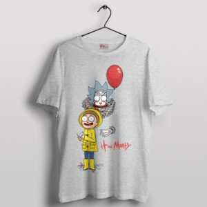 Pennywise Portal IT Rick And Morty Sport Grey T-Shirt