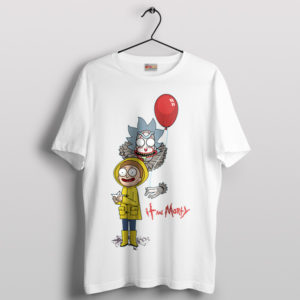 Pennywise Portal IT Rick And Morty White T-Shirt