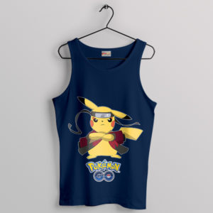 Pika-Jutsu Mastery Pokemon Ninja Navy Tank Top