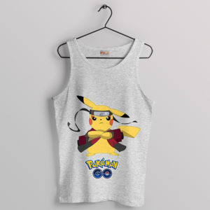 Pika-Jutsu Mastery Pokemon Ninja Sport Grey Tank Top