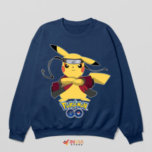 Pika-Ninja Adventure Pokemon Go Navy Sweatshirt