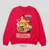Pika-Power Boost Coffee Pikachu Sweatshirt