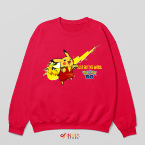 Pika Power Nike Swoosh Pikachu Sweatshirt