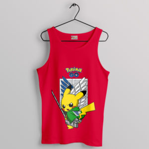Pika-Strike Attack on Titan Tank Top