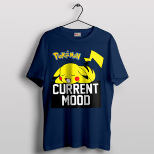 Pokemon Pikachu's Mood Meter Navy T-Shirt